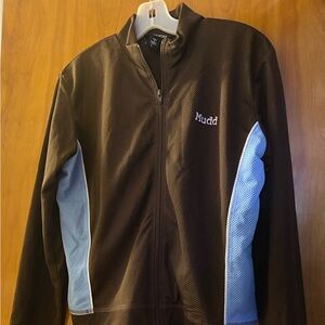 Vintage Spring time Brown and Blue Jacket